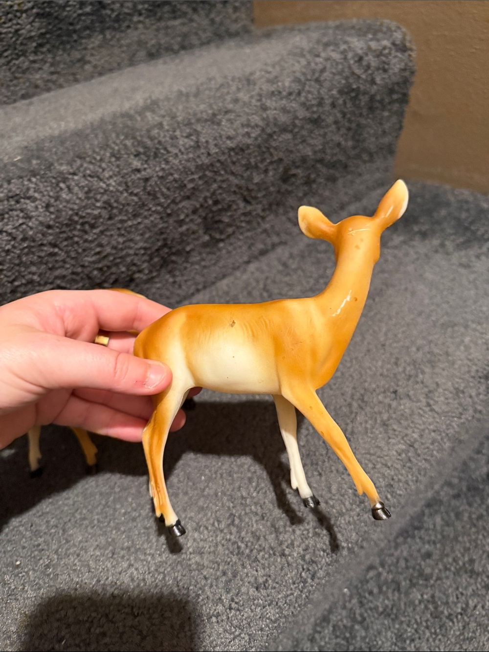 Vintage 1960s Plastic Deer - Christmas Deer/Doe -Mid Century Christmas Deer - Picture 5 of 6